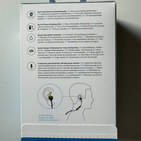 Sennheiser CX Sport Bluetooth Earbuds NEW IN BOX - Picture 2 of 3